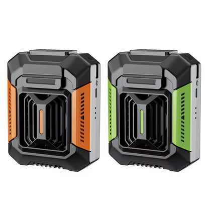 🌬️ Ventilador de Cintura Portátil 2 en 1 + Power Bank 🔌