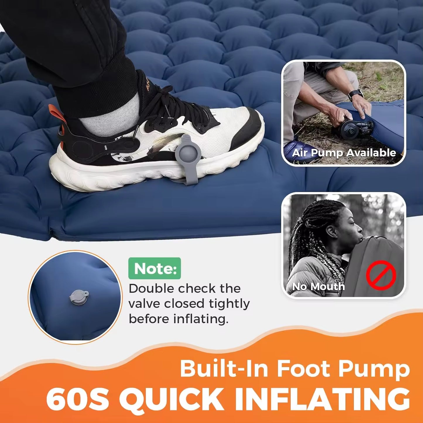 🏕️ Colchoneta Inflable HiiPeak – Descanso Premium en Tus Aventuras 🌄